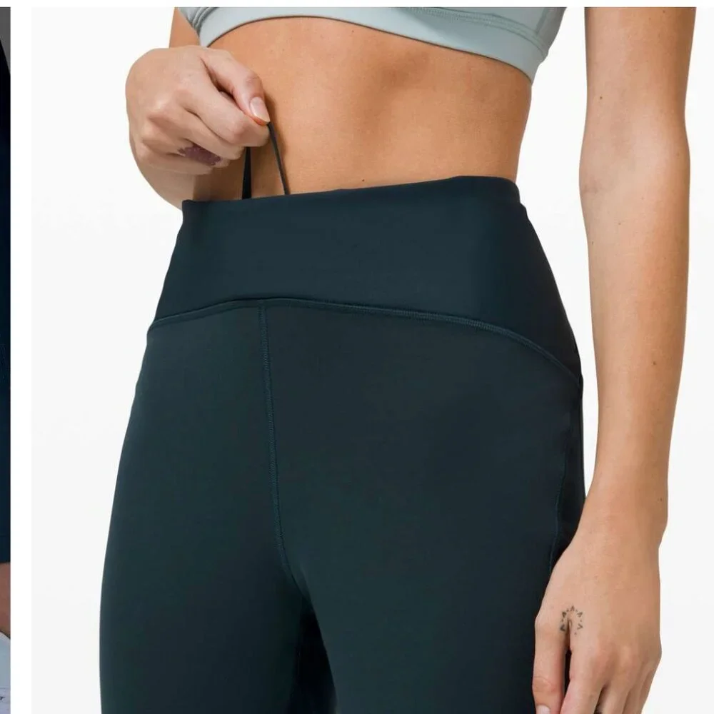 Lululemon Chase the Chill Super High-Rise Pant 28" Submarine size 4 - Picture 5 of 5